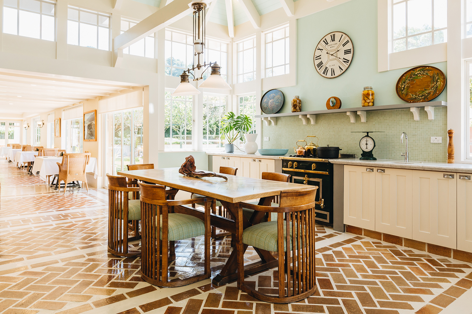 Have breakfast in the main lodge’s country kitchen.