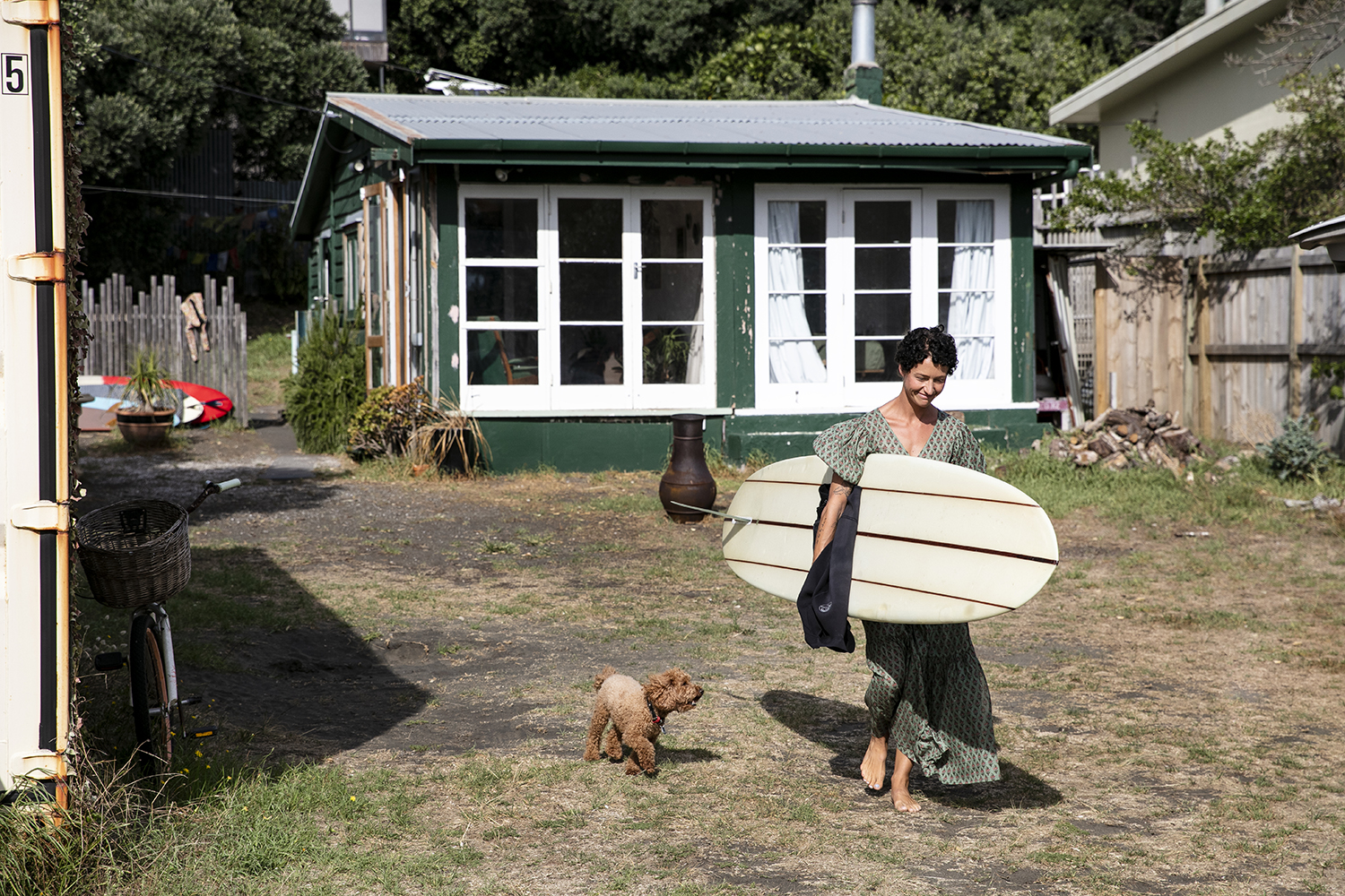 Eleanor Ozich at home in Piha. Photo / Babiche Martens