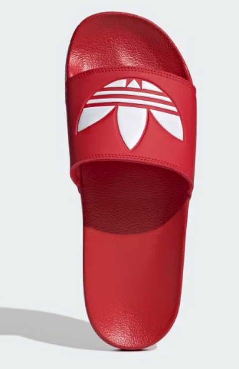 Police say the investigation team are now appealing for information to help locate items of clothing they believe Joanna (Jo) Sione-Lauaki may have been wearing before her death, including red adidas scuffs like these. Photo / NZ Police