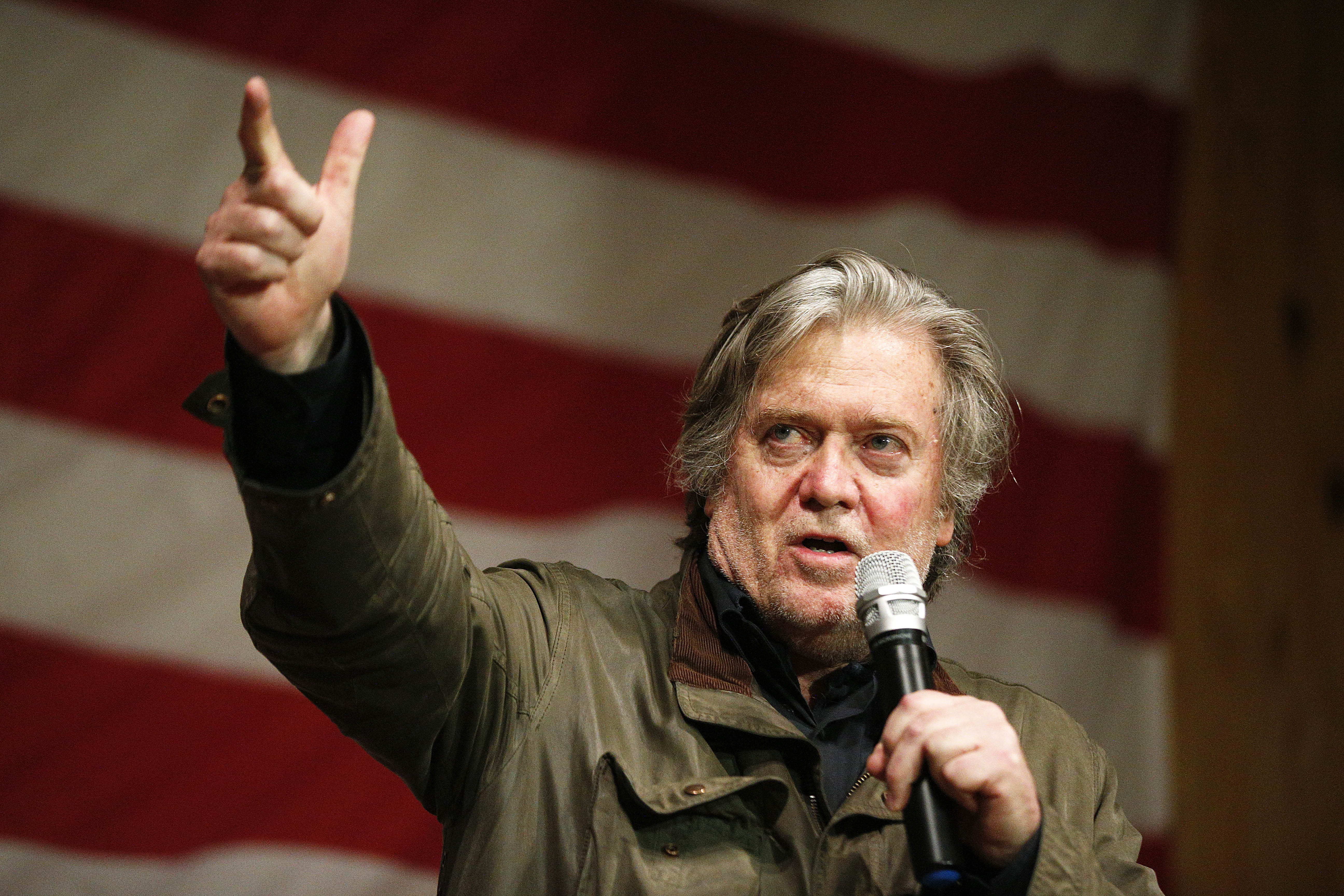 The blunt-spoken Steve Bannon has given a revealing interview with Vanity Fair. Photo / AP