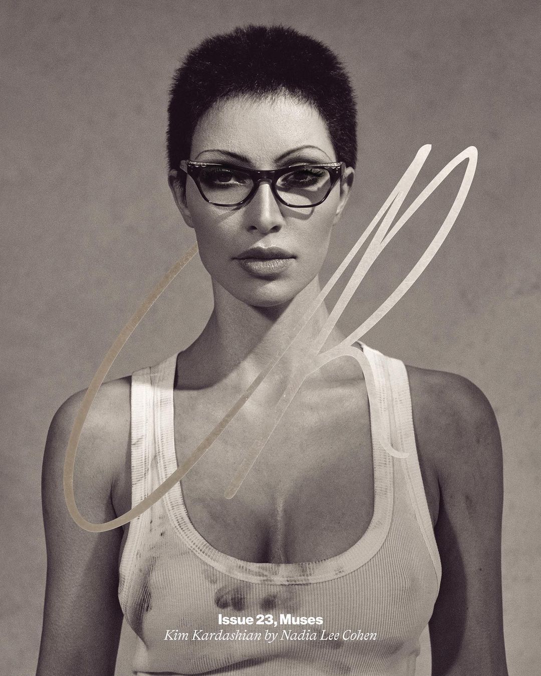 Kim Kardashian on the latest cover of CR Fashion Book. Photo / @Crfashionbook