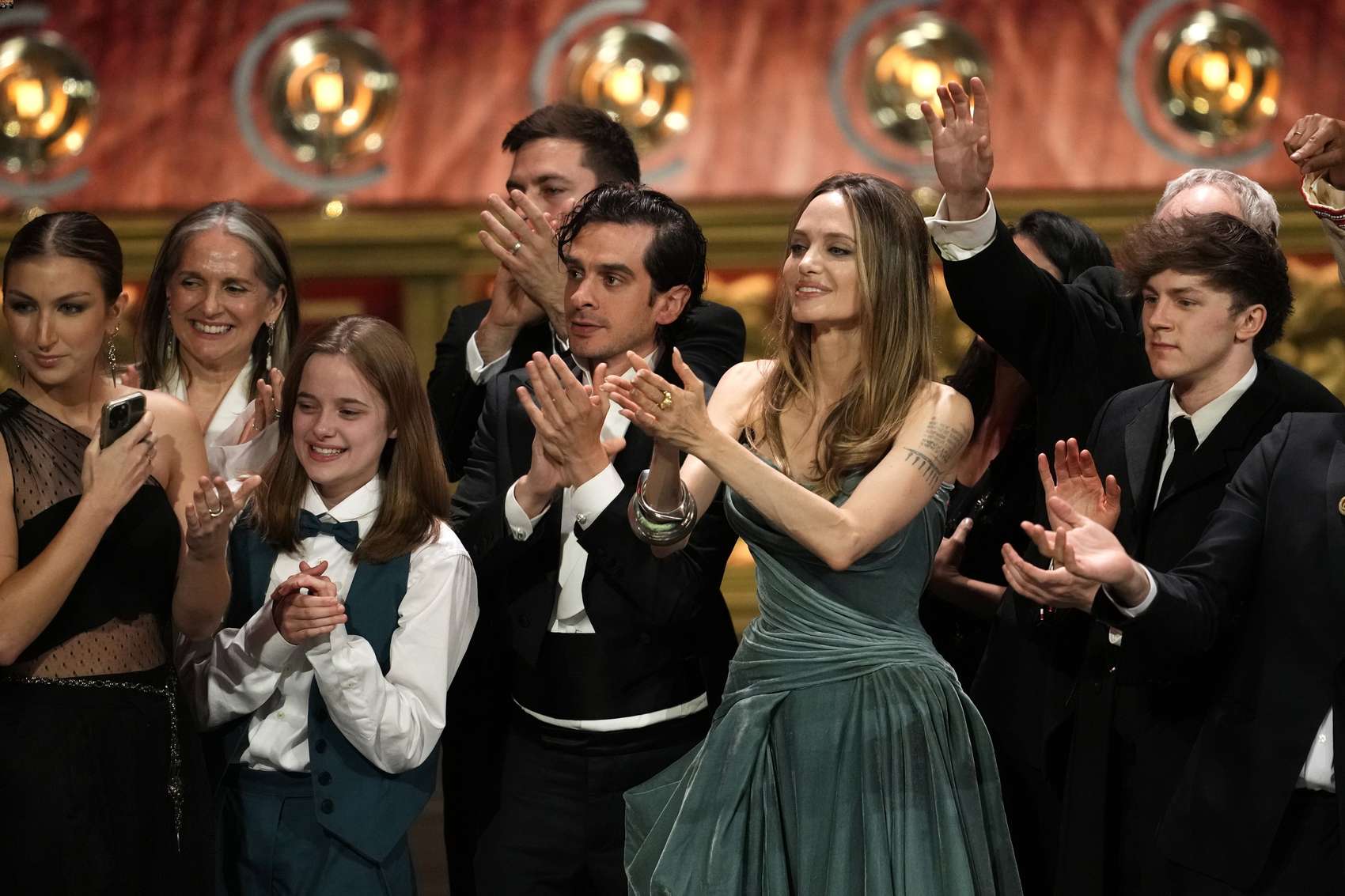 Angelina Jolie was introduced to The Outsiders after Vivienne saw its run on the West Coast. Photo / AP
