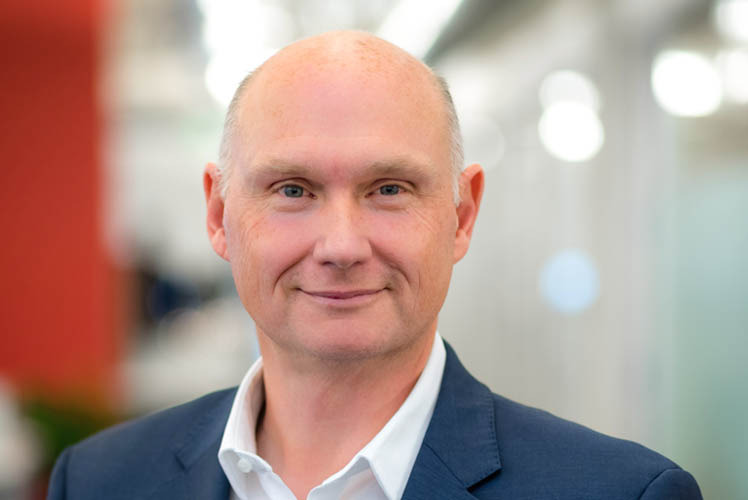 Incoming CEO Bruce Gordon.