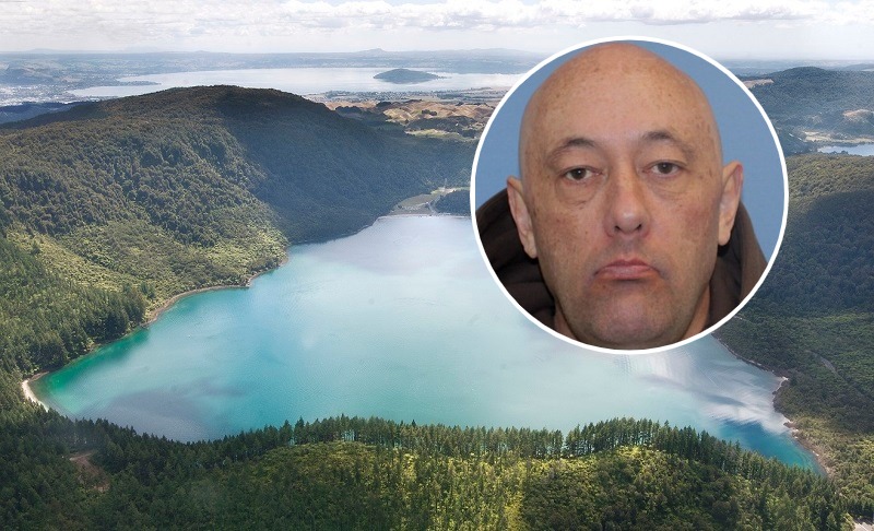 Search and rescue teams have searched the shorelines and island of Rotorua's Blue and Green lakes for Jeremy Robertson after the death of his mother in Pahīatua.