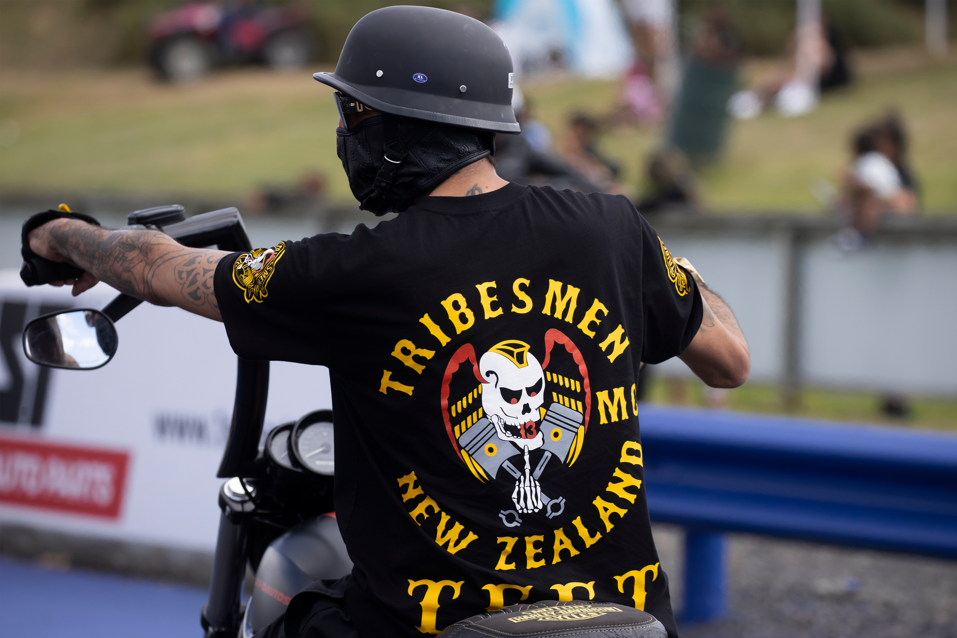 The Tribesmen are locked in a tit-for-tat battle with the Killer Beez. Photo / Brett Phibbs