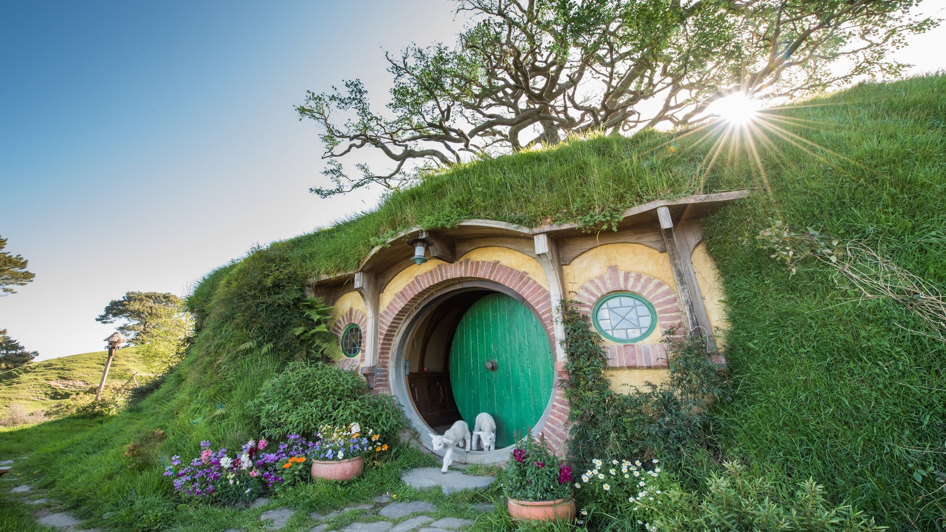Bag End: The whole in the ground at Hobbiton, where it all started. Photo / Supplied