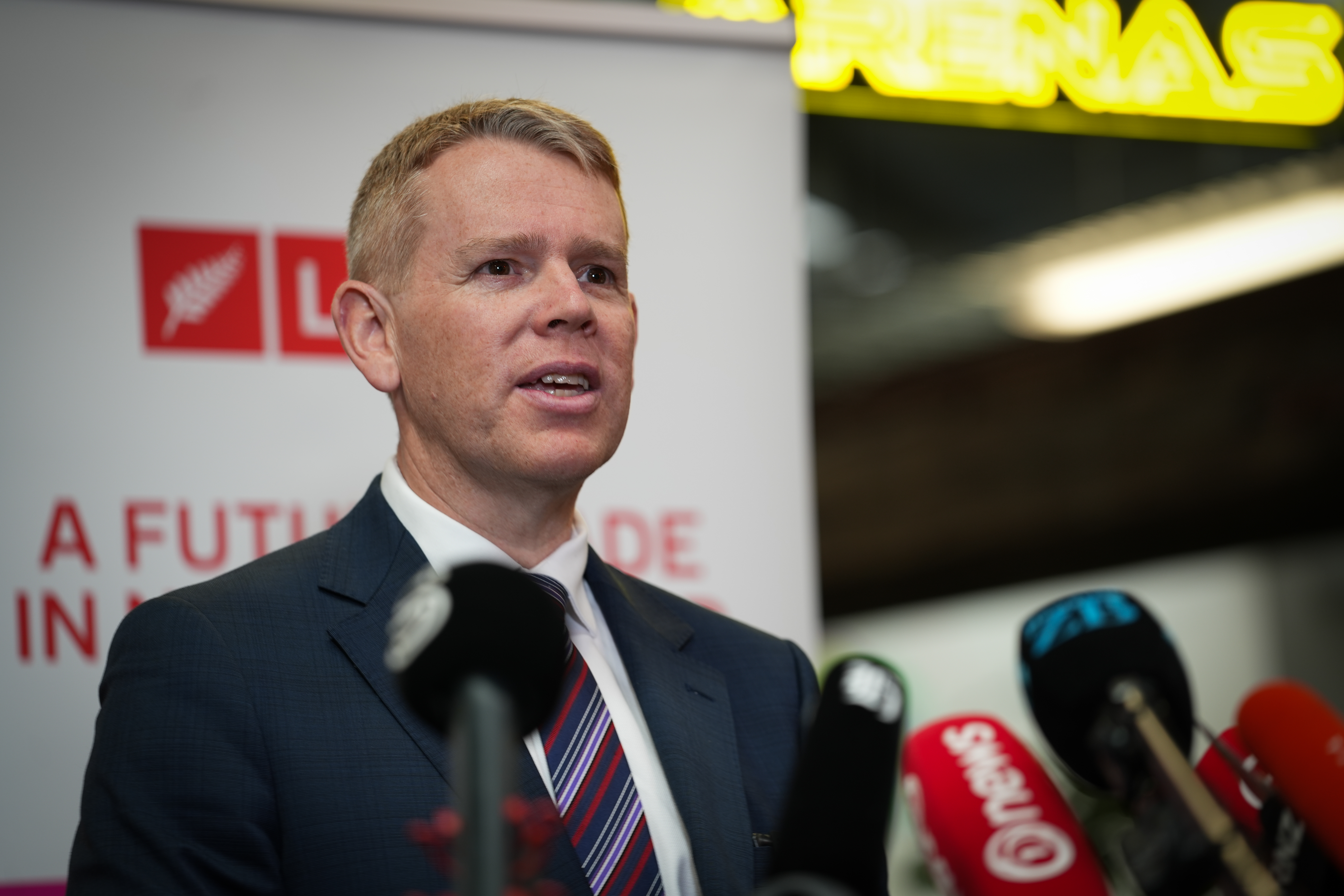 While Chris Hipkins remains Labour leader any partnership with NZ First appears unlikely. Photo / Anna Heath