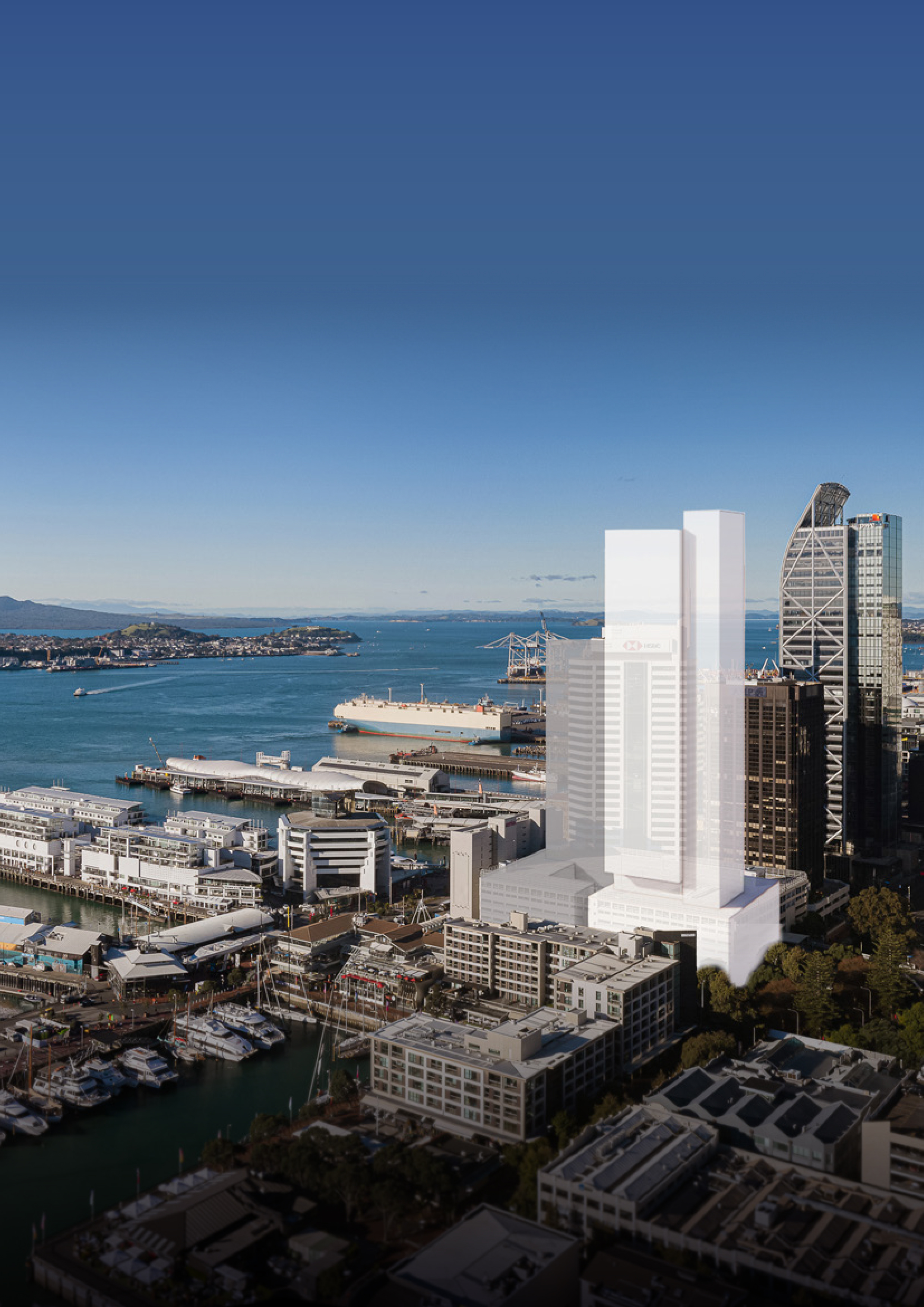 The project comprises the demolition of the existing carpark building and the construction of two towers.