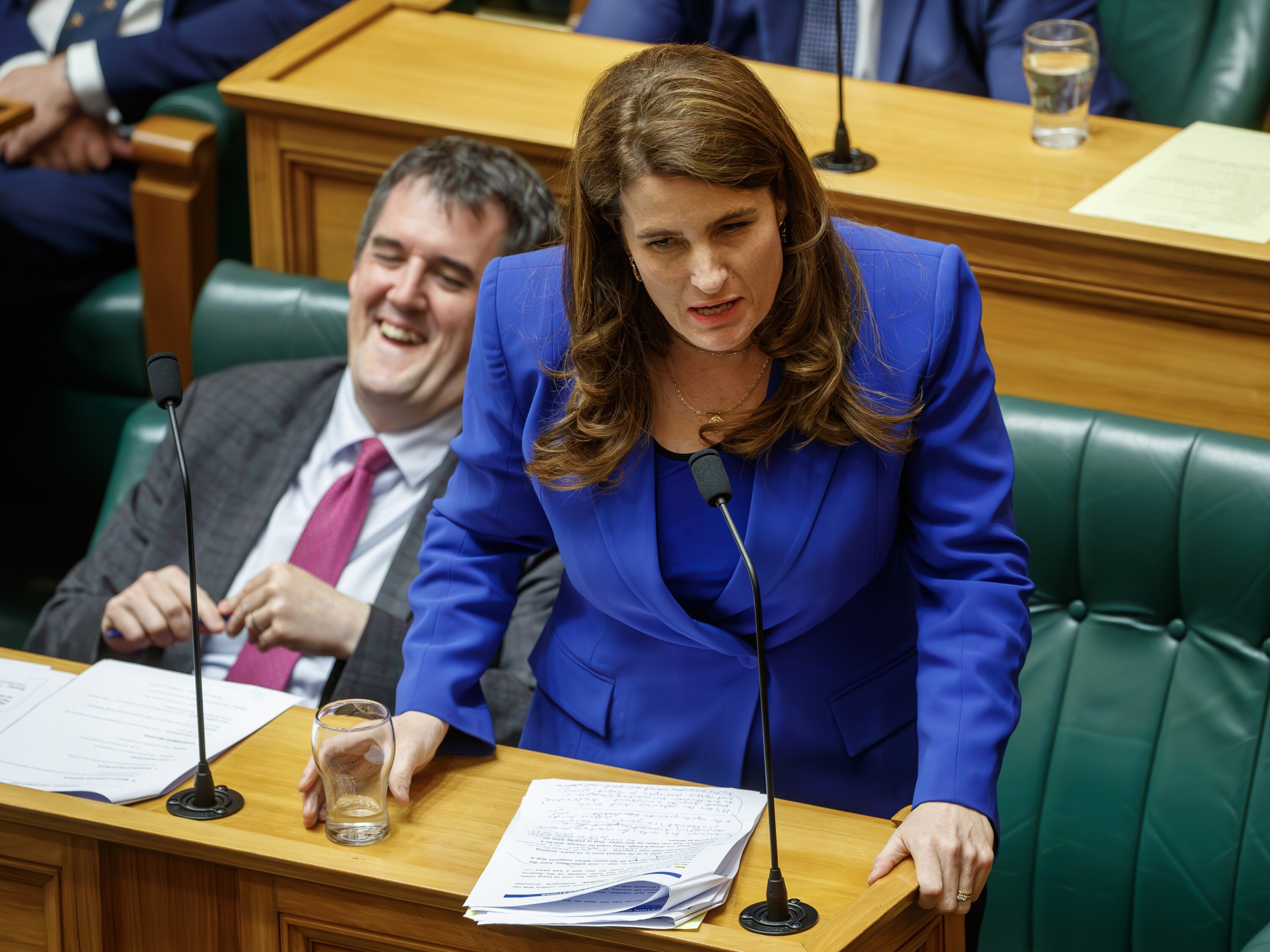 Finance Minister Nicola Willis said it was preferable to have employment arrangements in place that suited individual workplaces. Photo / Mark Mitchell