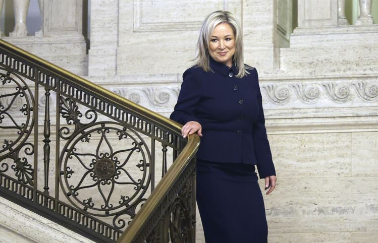 ‘I am very sorry to hear of King Charles’ illness', says Michelle O'Neill. Photo / AP