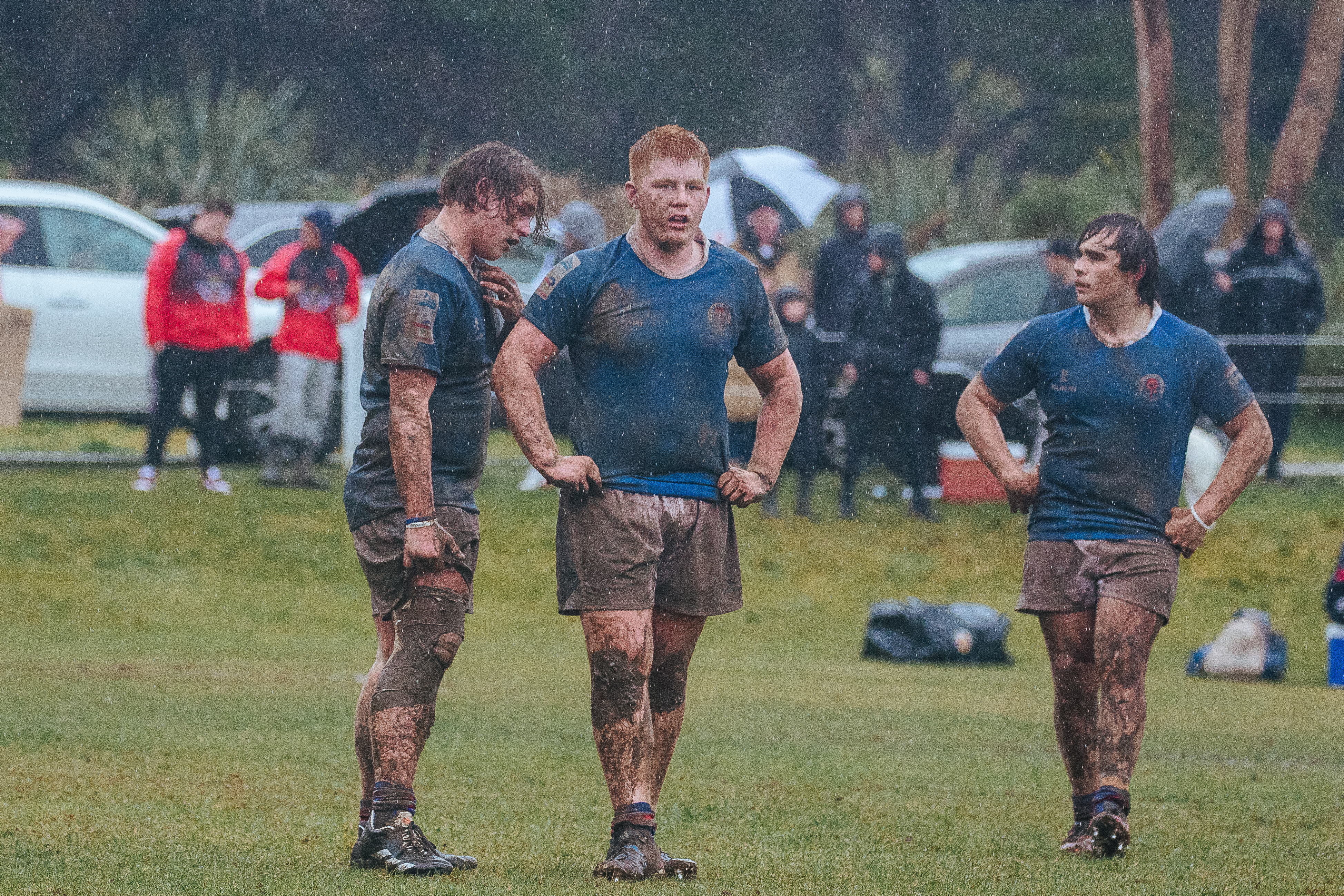 Southland Boys' High School's highly regarded front row. Photo / Debbie Fahey Photography