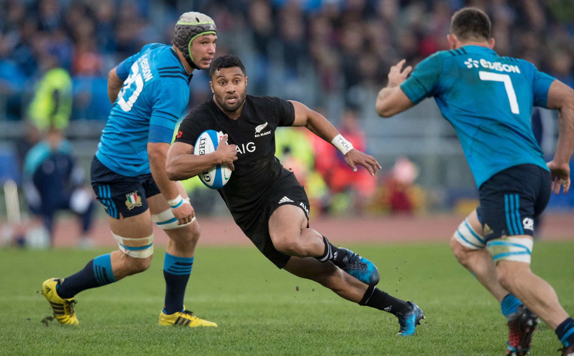 Former All Blacks first five Lima Sopoaga. Photo / Brett Phibbs
