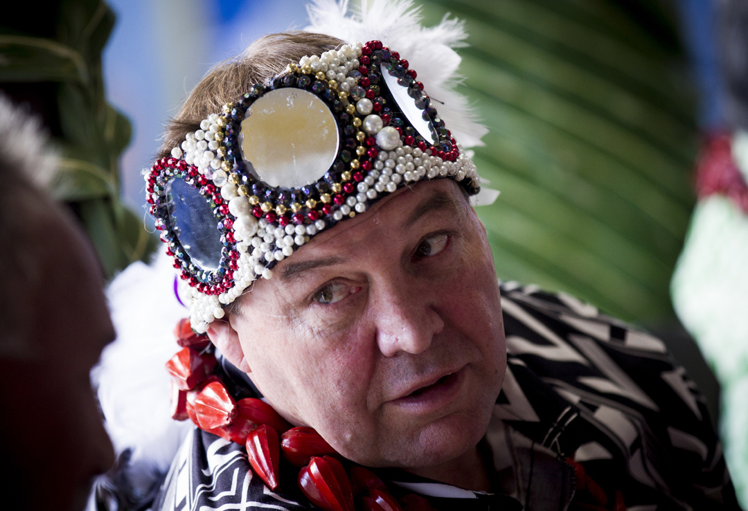 All Blacks Coach Steve Hansen is titled Chief of the village of Viala. Photo / Dean Purcell
