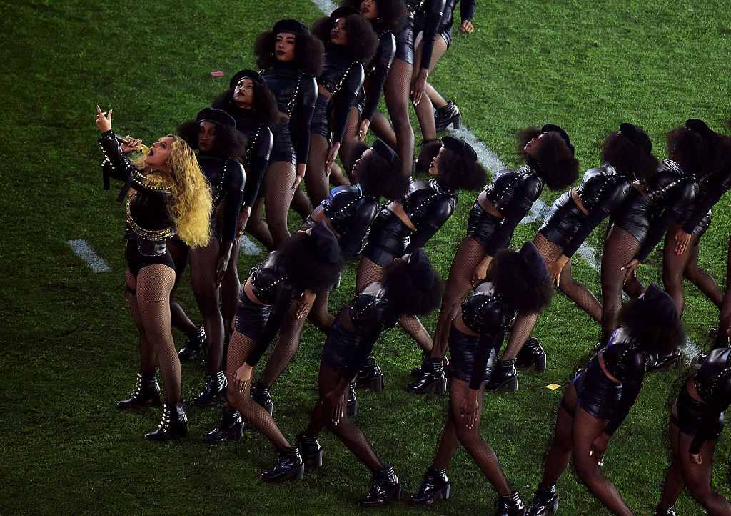 Beyoncé showed unapologetic Blackness and political activism through her Black power anthem Formation. Photo / Getty Images