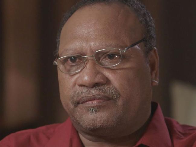 Premier of Malaita, Daniel Suidani, claimed he was offered a $1m bribe to switch allegiance to China. Photo / 60 Minutes