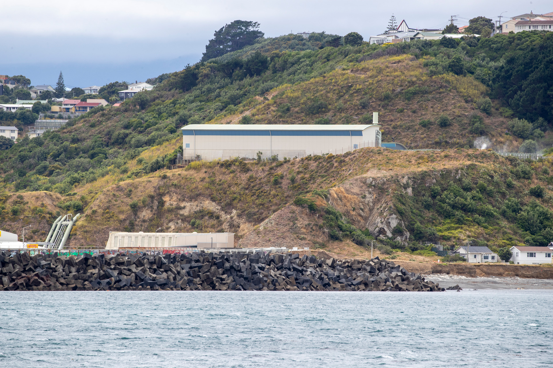 Moa Point Treatment Plant in Wellington. Photo / Mark Mitchell 