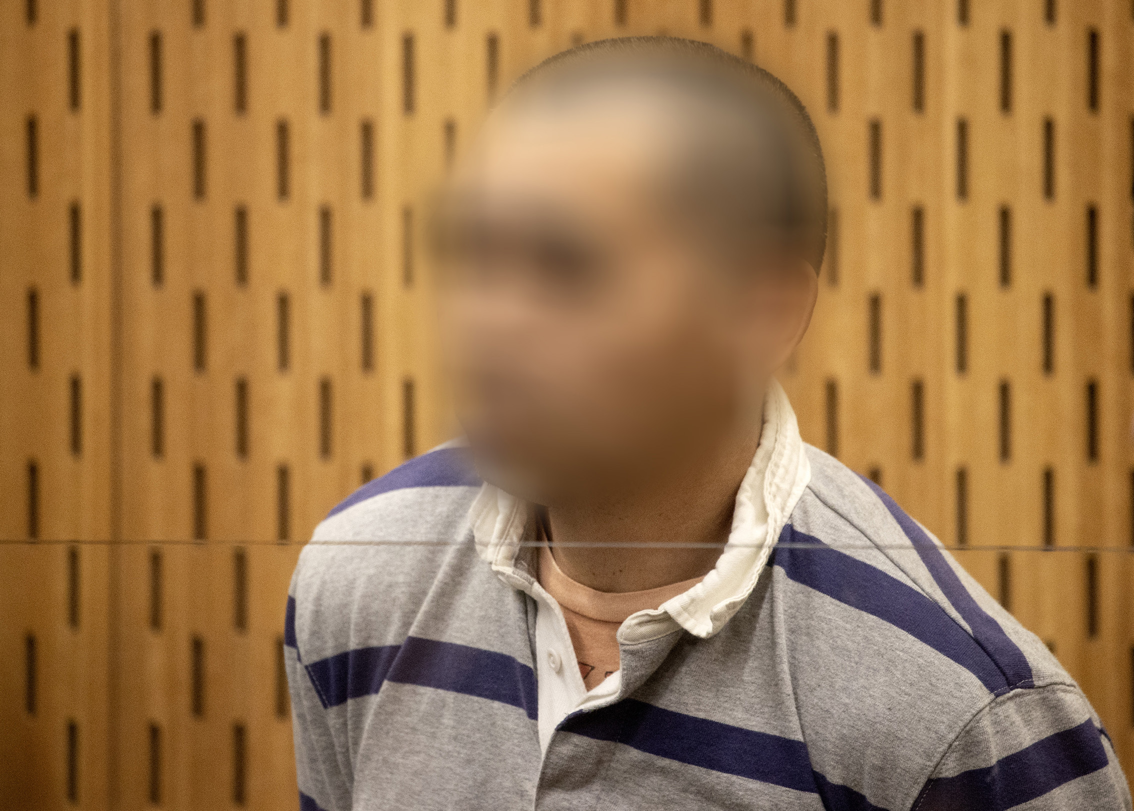 The man during his first court appearance. Photo / George Heard