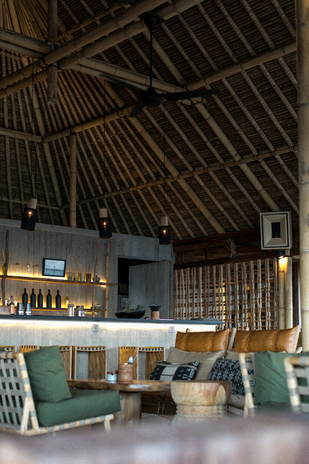 Times Beach Warung is a charmingly rustic beach eatery that fills with surfers at 6am. Photo / Supplied