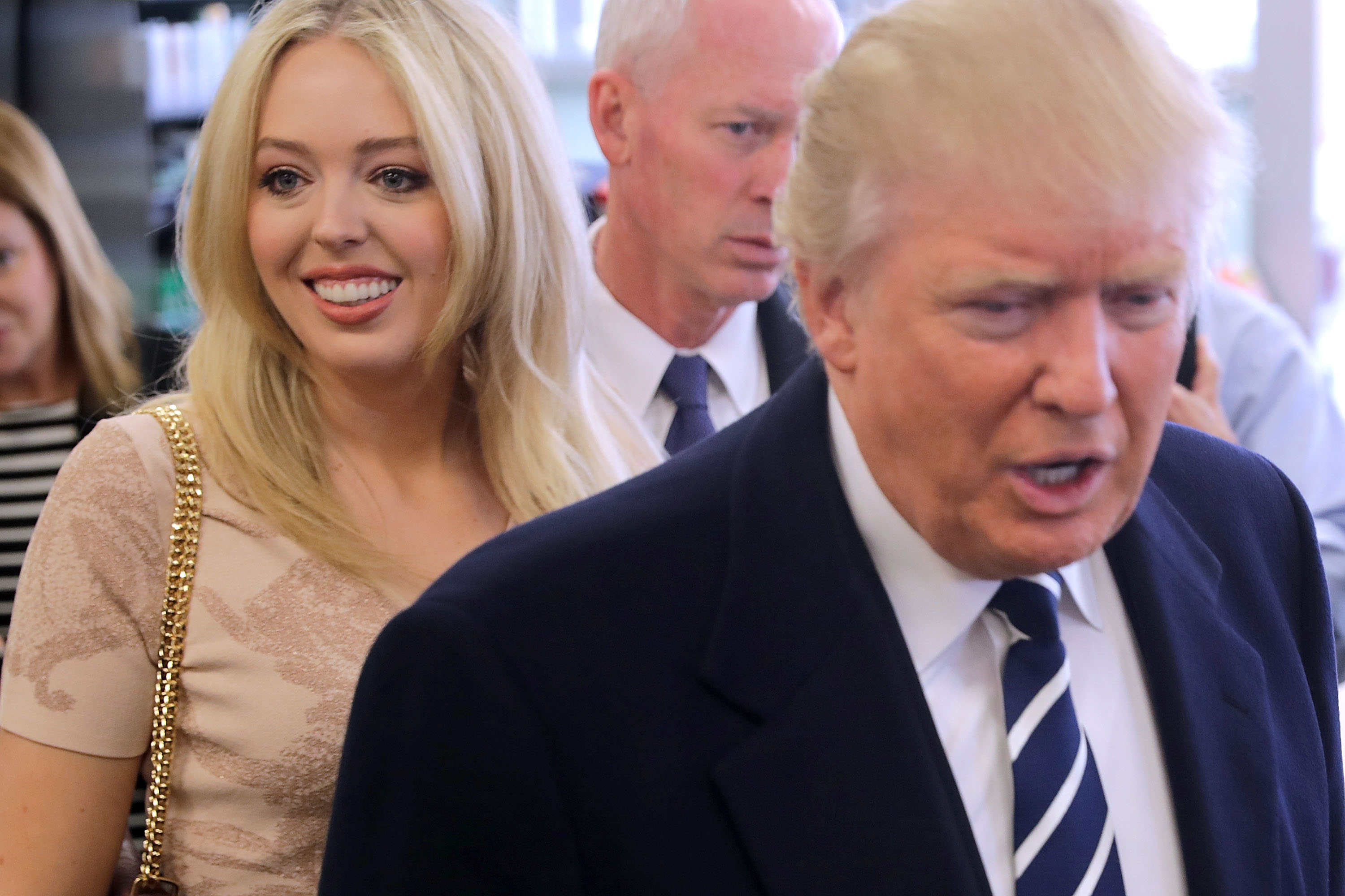 Tiffany Trump with hr father Donald in 2016. Photo / Getty Images