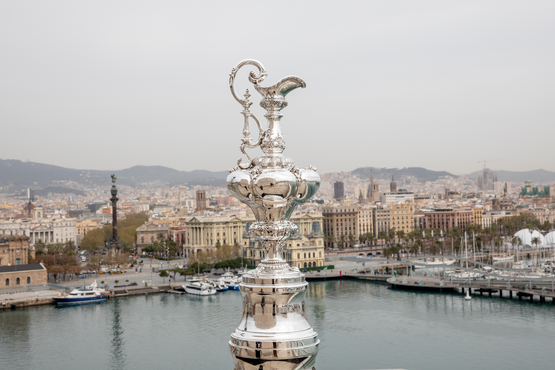 The America's Cup trophy will be up for grabs in Barcelona, 2024.