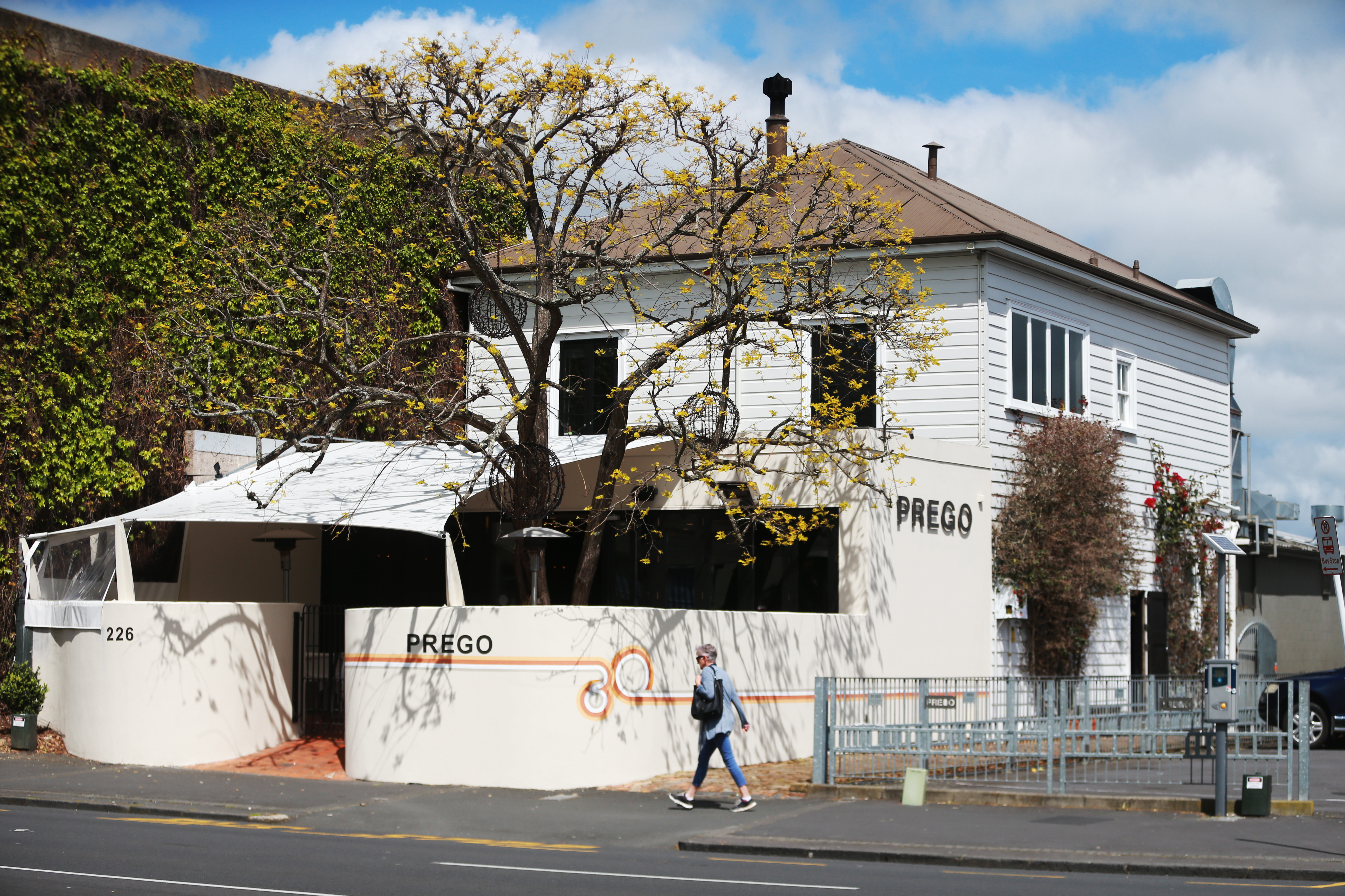 The iconic Prego on Ponsonby Rd. Photo / Doug Sherring