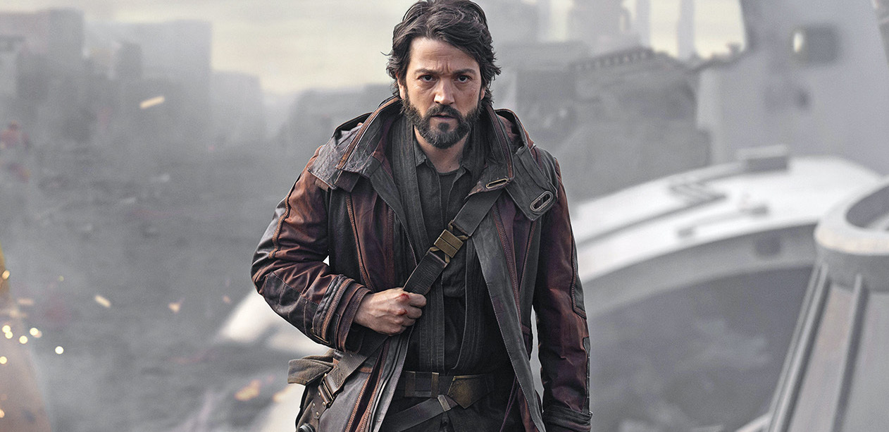 Diego Luna as Cassian Andor in the Star Wars series Andor, streaming on Disney+.