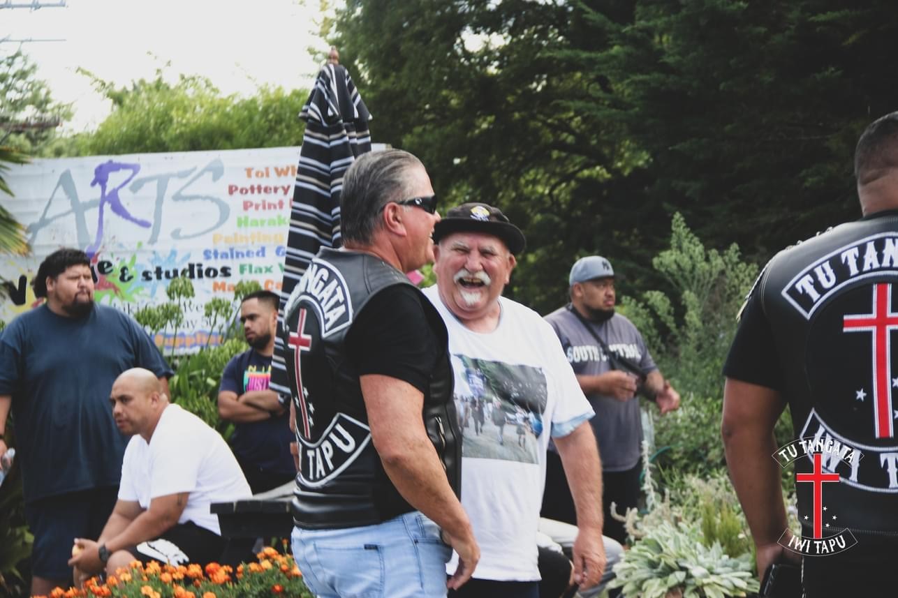 Brian Tamaki was in Hawke's Bay last month, where he met with community advocate and lifetime Black Power member Denis O'Reilly.
