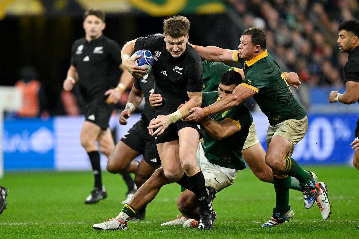 Jordie Barrett during the Rugby World Cup final against the Springboks. Photo / Photosport