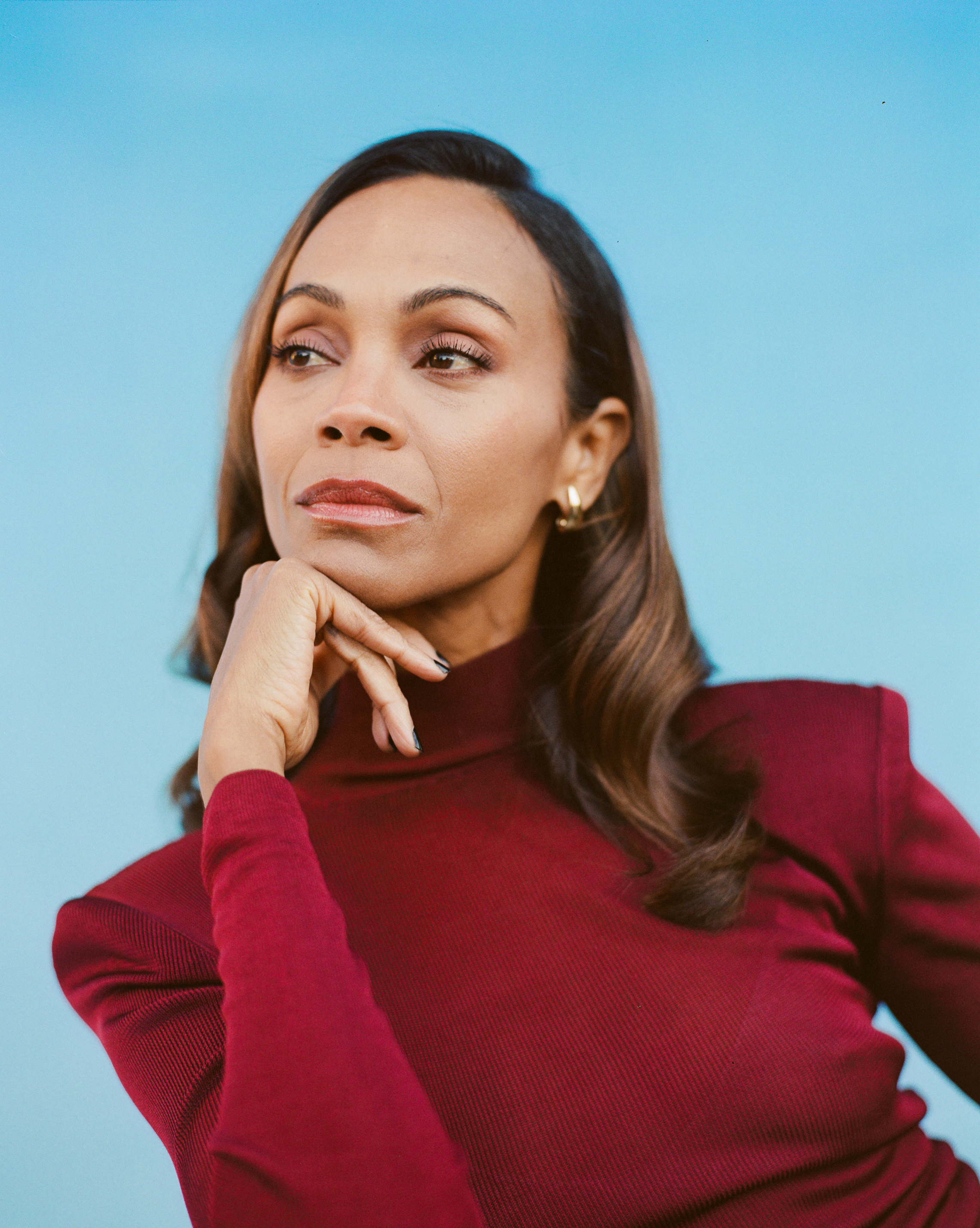 Zoe Saldaña in New York on December 13, 2024. Photo / Josefina Santos, The New York Times