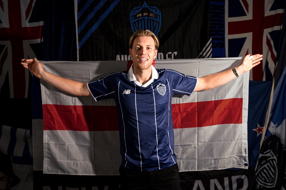 Auckland FC striker Sam Cosgrove. Photo / Auckland FC
