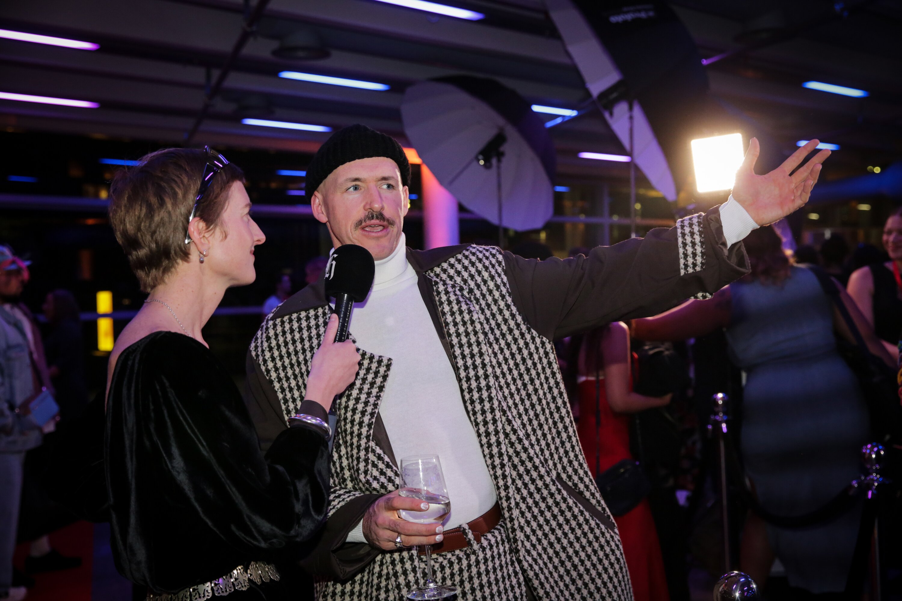 Tom Scott of Avantdale Bowling Club at the Aotearoa Music Awards. Photo / Sylvie Whinray