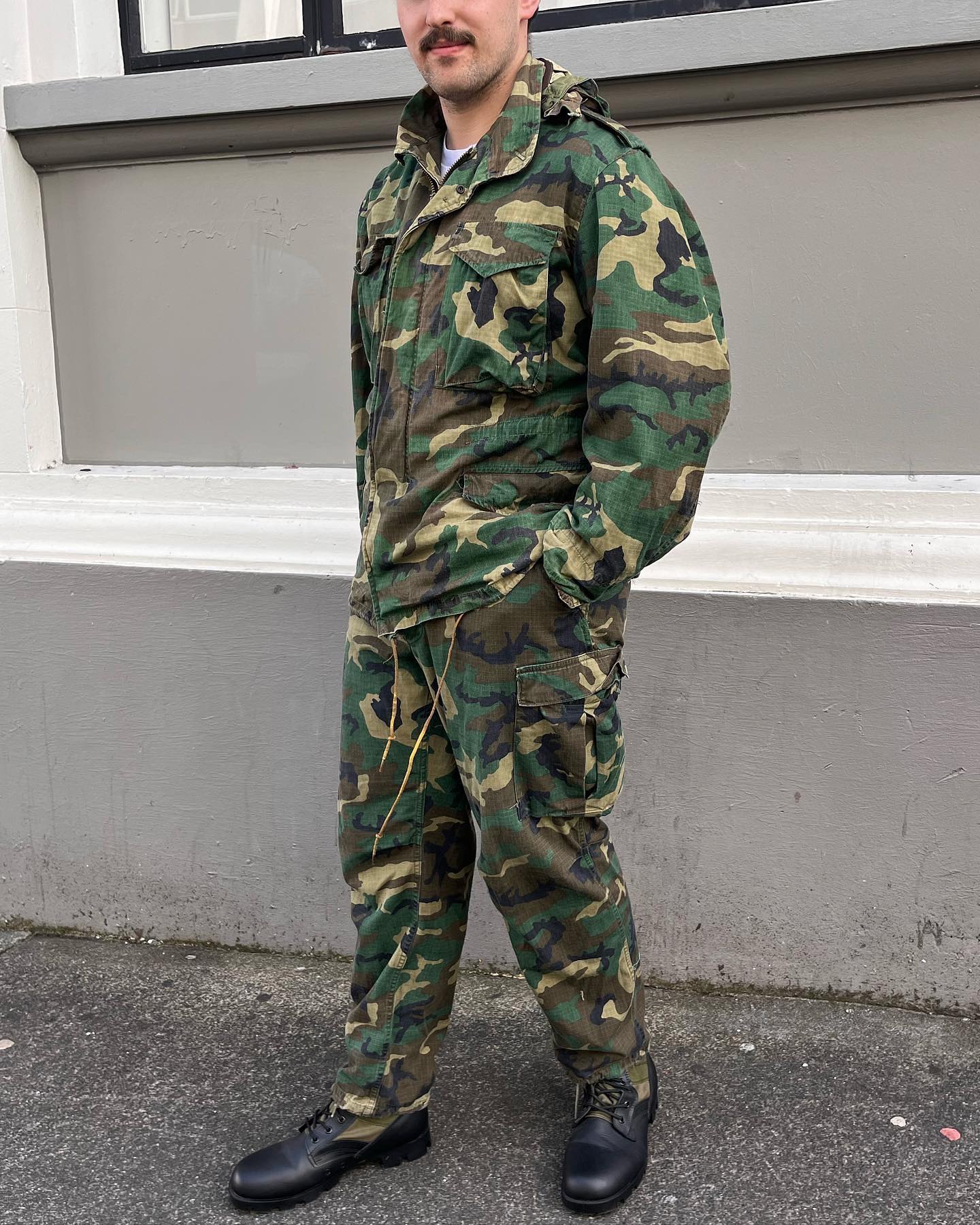 Army and Outdoors is known for its stock of camouflage uniforms. Photo / @armyandoutdoors_auckland