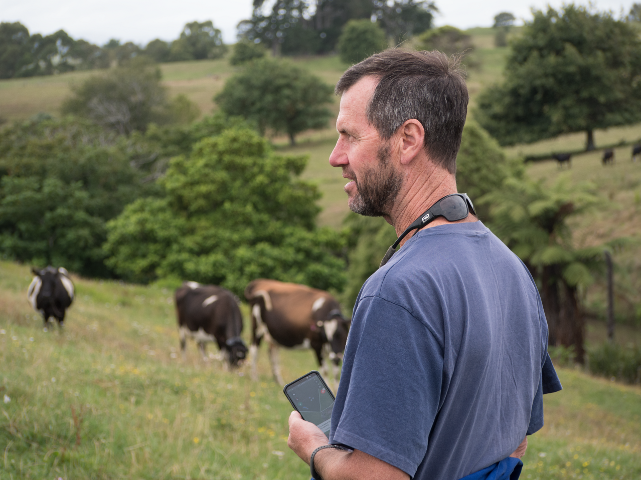 Early adopter: Waikato dairy farmer Pete Morgan. Photo / Supplied