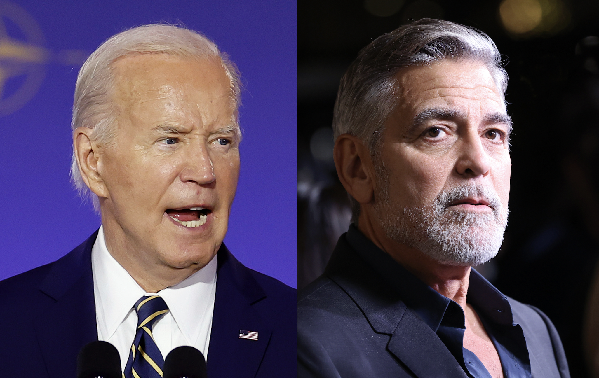 President Joe Biden has been urged by George Clooney to drop out of the presidential race. Photo / Getty Images