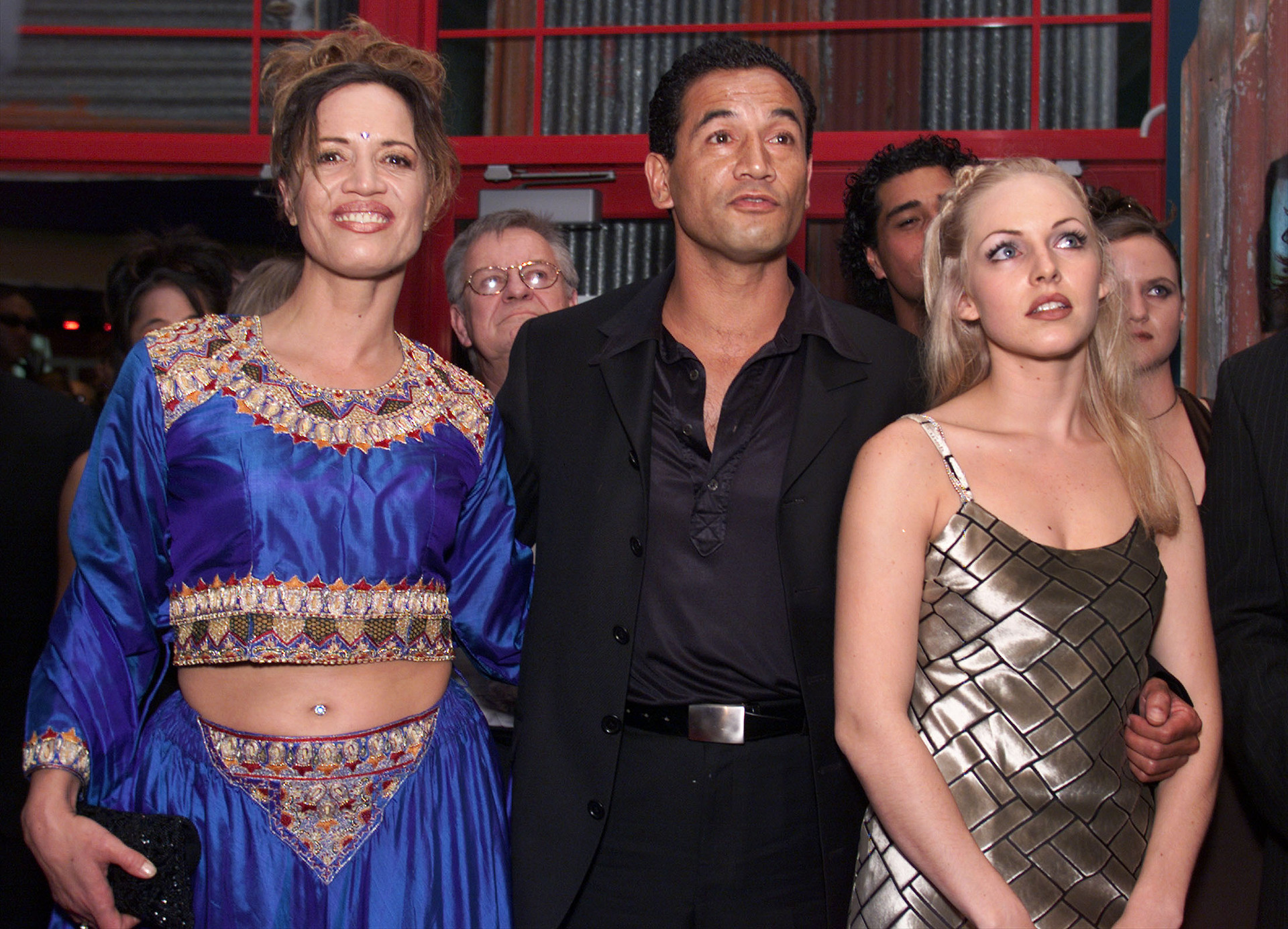 Temuera Morrison, who Dotchin dated for six years, and Rena Owen arrive at the premiere of What Becomes of the Broken Hearted.