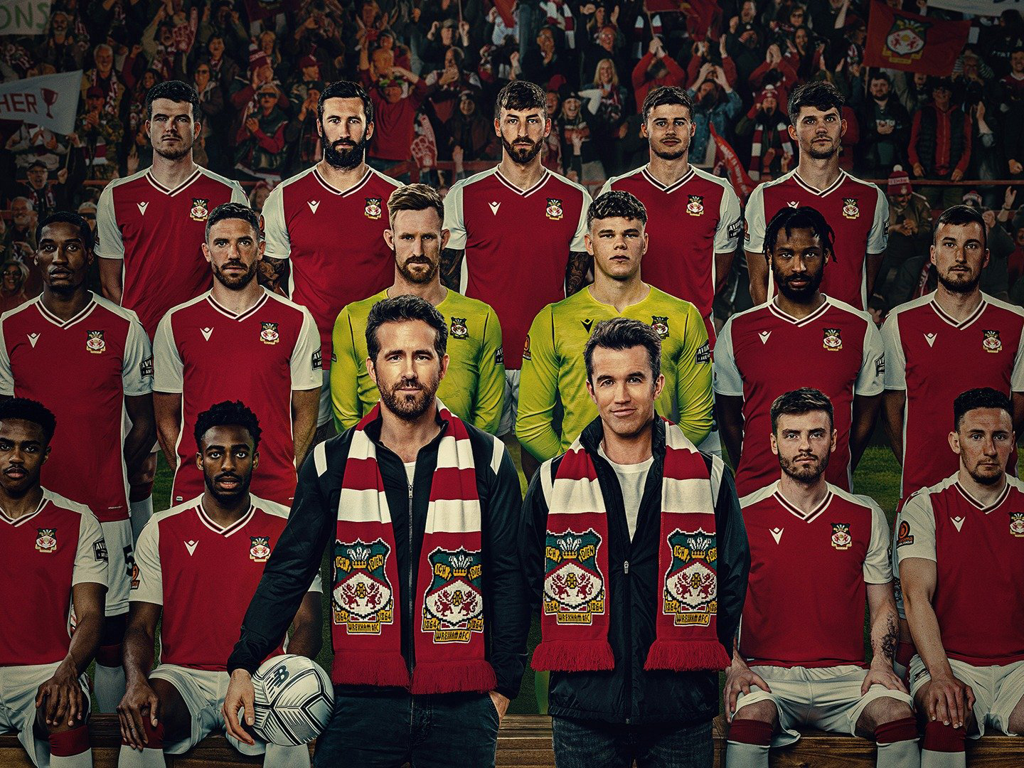 Rob McElhenny and Hollywood A-lister Ryan Reynolds, stars of Welcome to Wrexham.