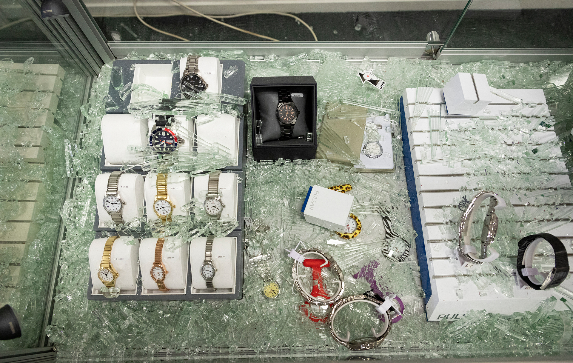 Owners say thieves didn't get away with any pieces being repaired out back. Photo / Andrew Warner