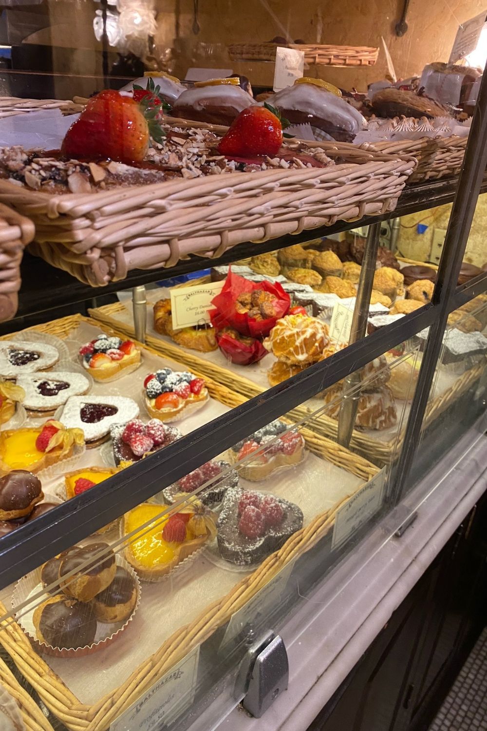 There were plenty of delectable treats on offer when Michael popped into Balthazar for an afternoon pick-me-up. 