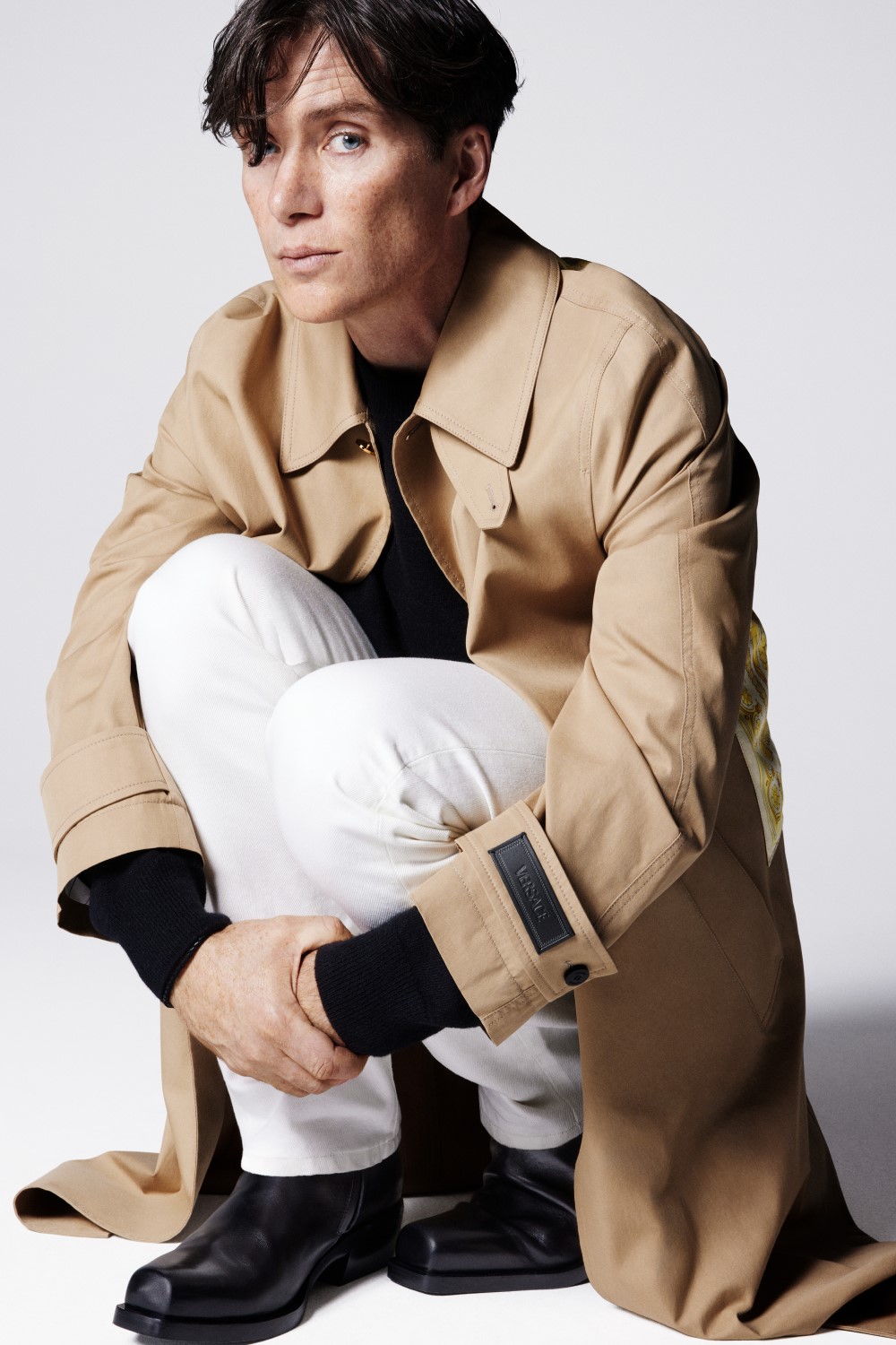 Cillian Murphy stars in the new Versace Icons campaign. Photo / Mert Alas and Marcus Piggott