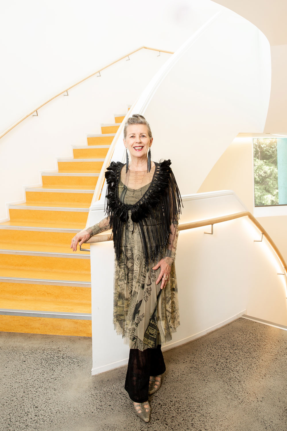 Doris de Pont at Te Uru Gallery in Titirangi. Photo / Babiche Martens