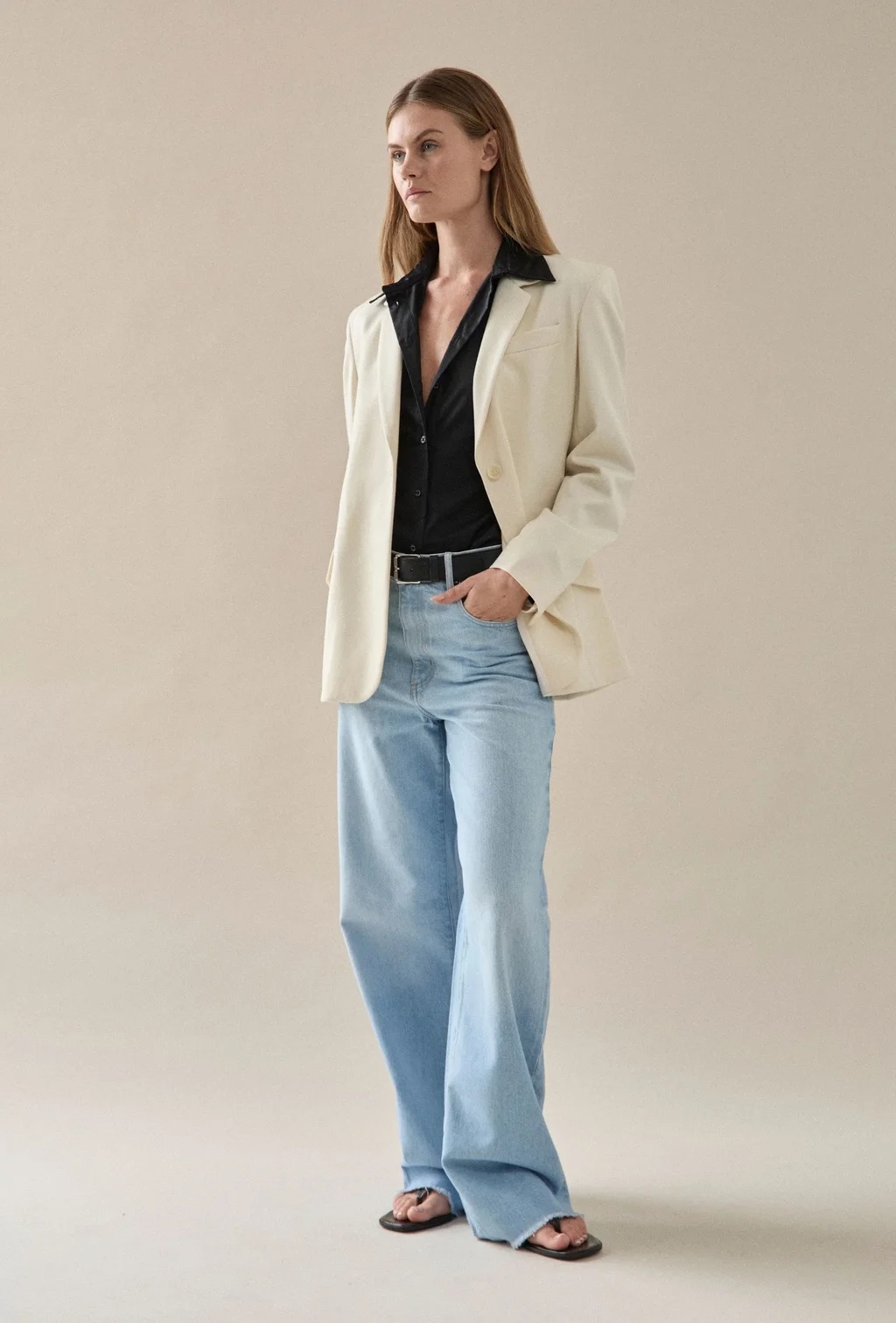 Jaimee's preference for a classic Maggie Marilyn blazer is a go-to daily workwear choice. 