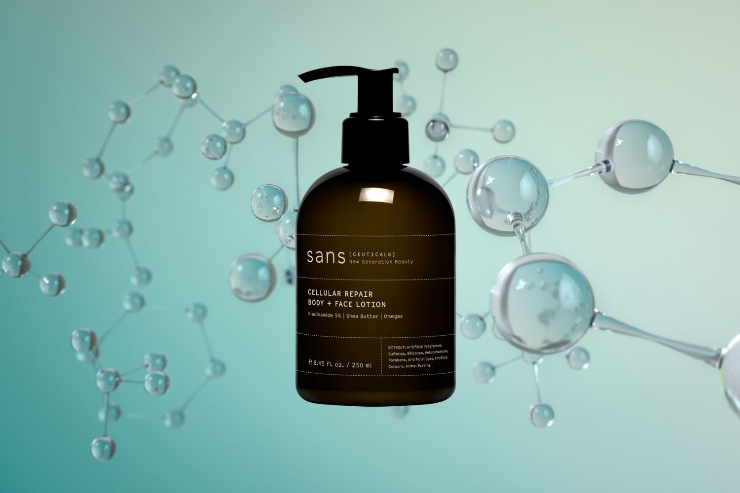 Sans Ceuticals Cellular Repair Body + Face Lotion, $55. Photo / Supplied 