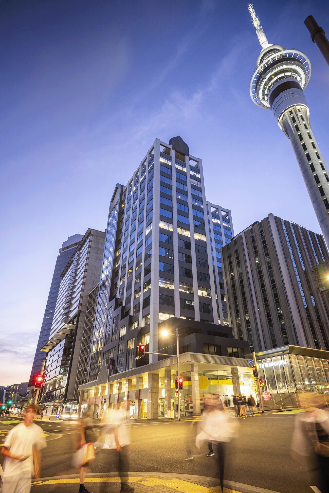 99 Albert St in Auckland's CBD with the SkyTower to the right. Photo / Mainland Capital