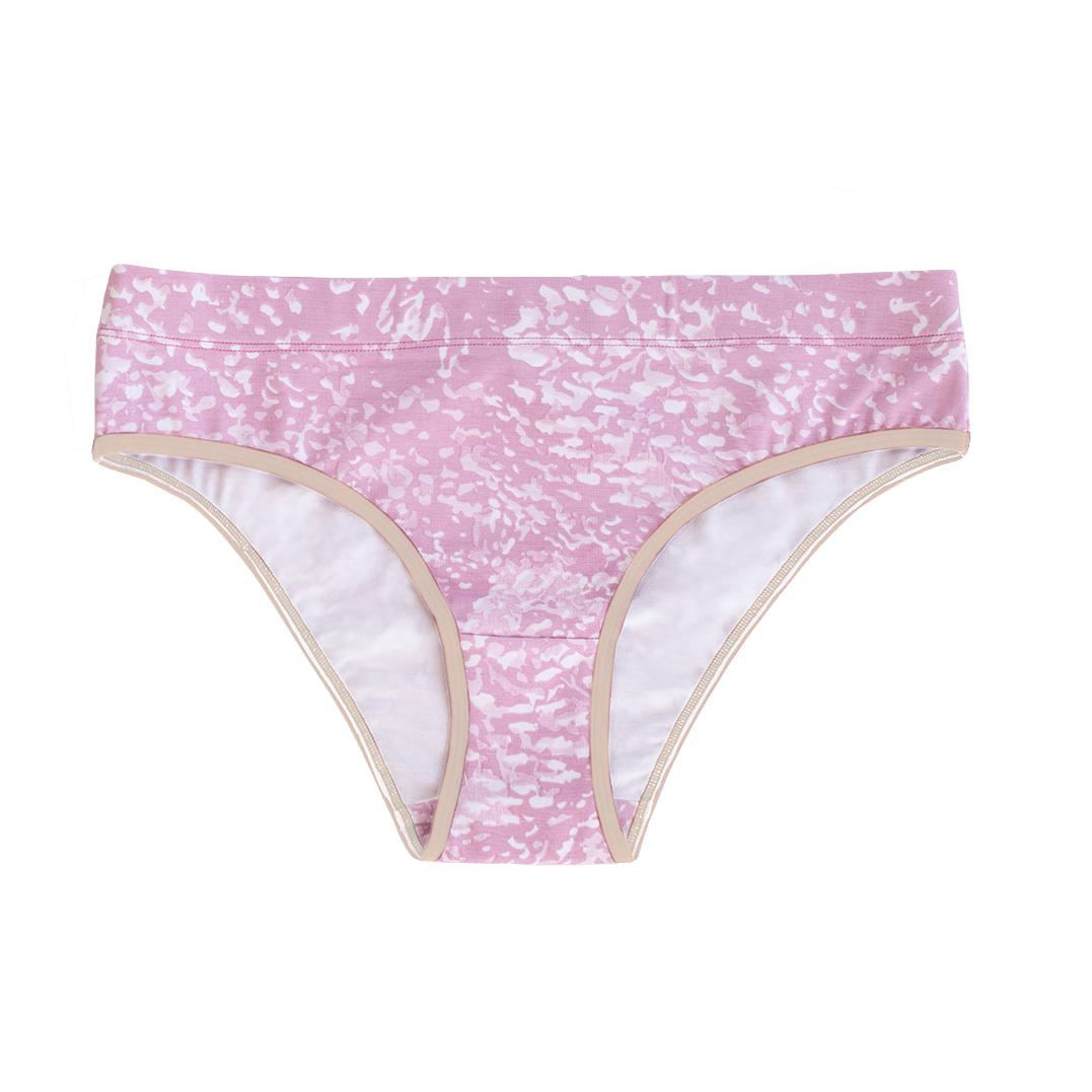 Made-in-NZ underwear comprising 93 per cent bamboo and seven per cent elastane.