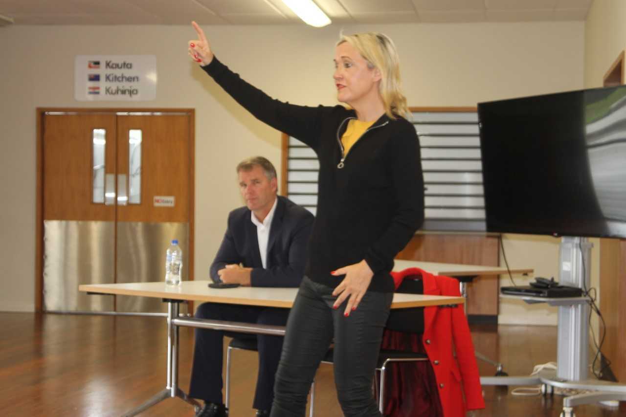 Nikki Kaye, pictured with Northland MP Matt King: 