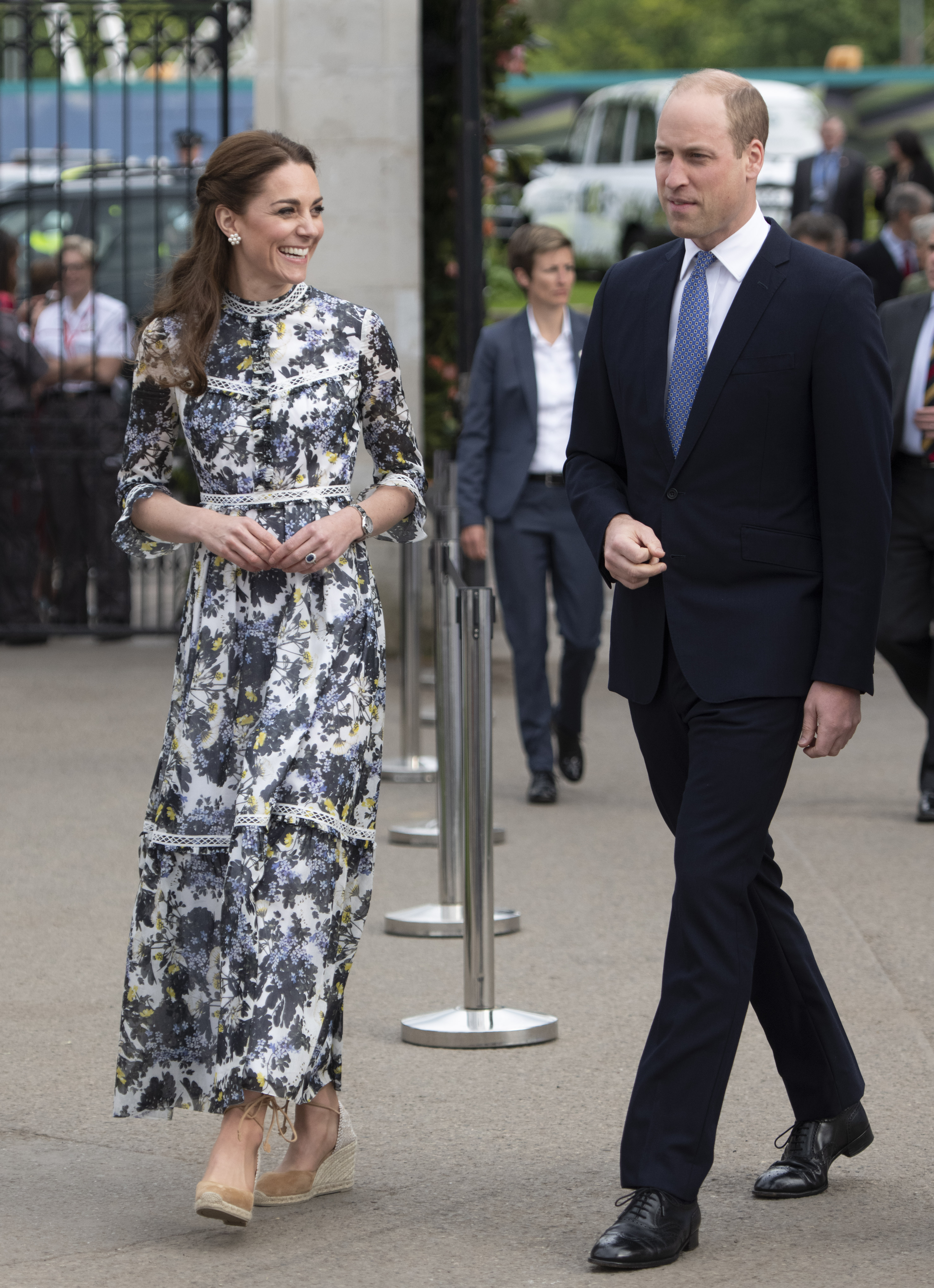 Catherine, Duchess of Cambridge wearing Erdem at the RHS Chelsea Flower Show 2019 (Photo by Geoff Pugh - WPA Pool/Getty Images)