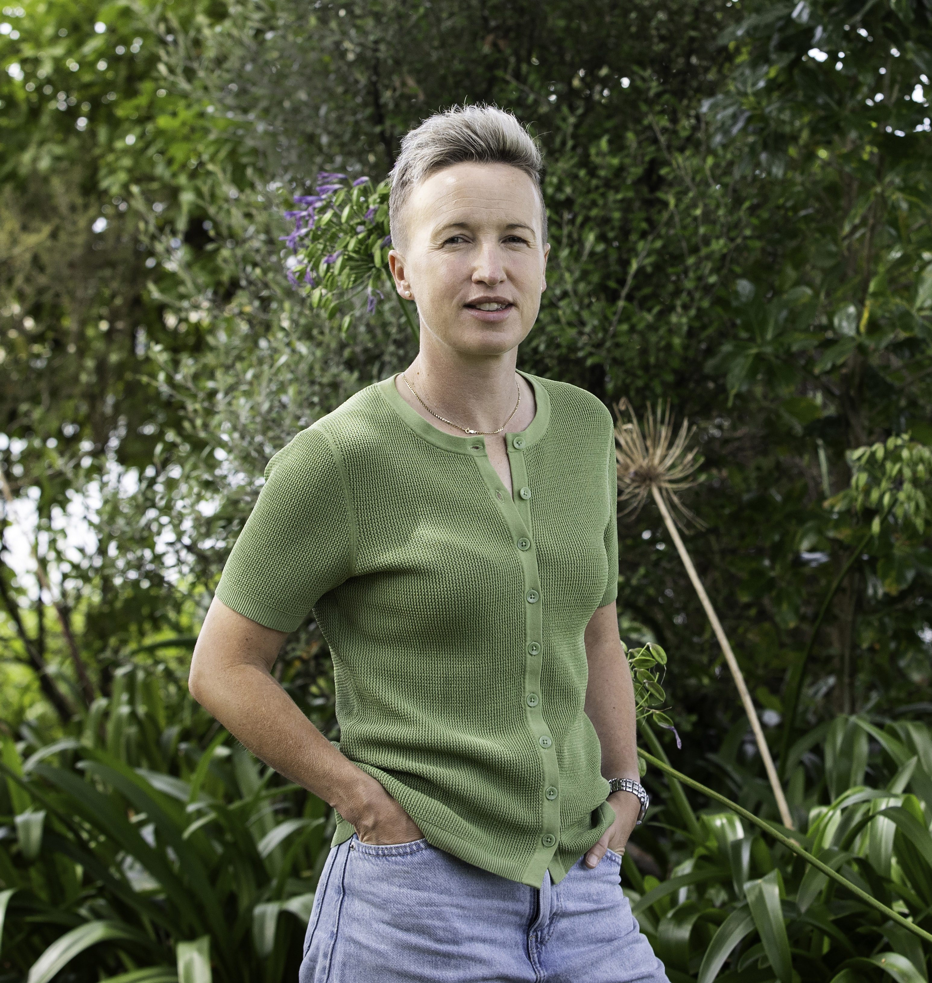Leaving Canada was devastating, but footy coach Bev Priestman has new goals now. Photo / Nicola Edmonds