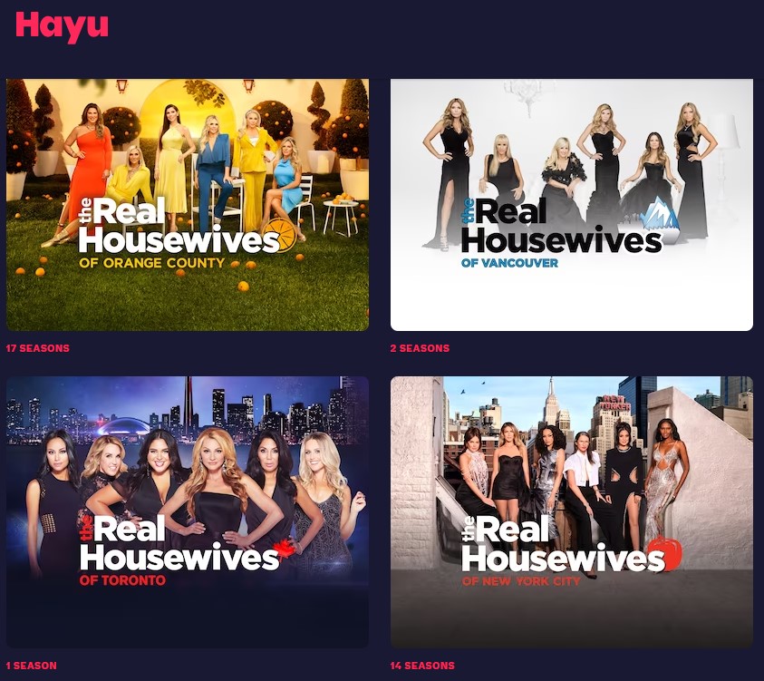 Hayu will launch in New Zealand next week with more than 300 reality TV shows in its library.