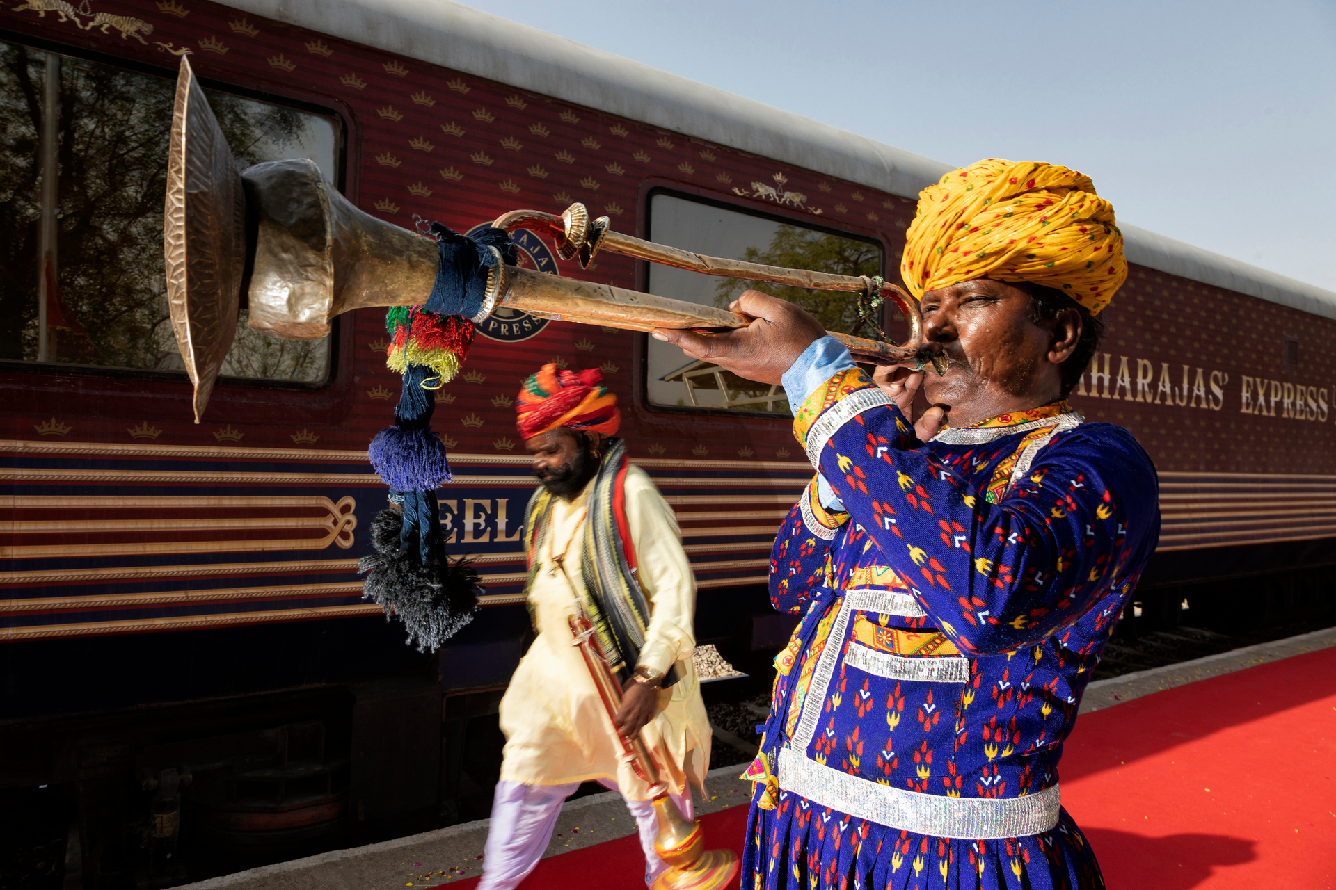 Named Asia's Leading Luxury Train at the 2021 World Travel Awards for the second year running, there's no more opulent way to see India than aboard the Maharajas Express. Photo / Getty Images