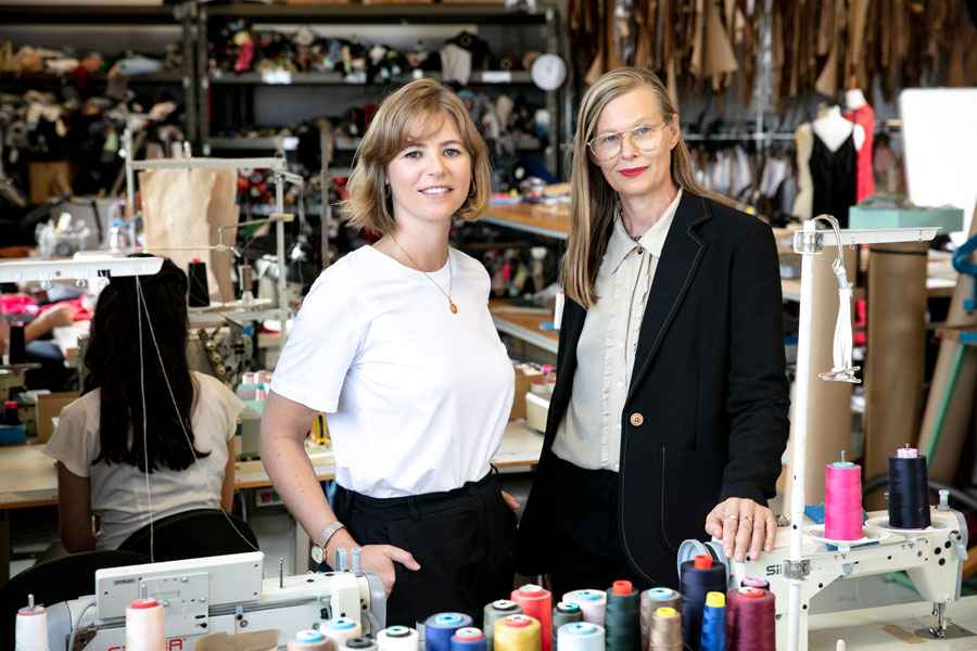 Designer Collab: Emily Miller-Sharma and Kate Sylvester of Mindful Fashion. Photo / Babiche Martens